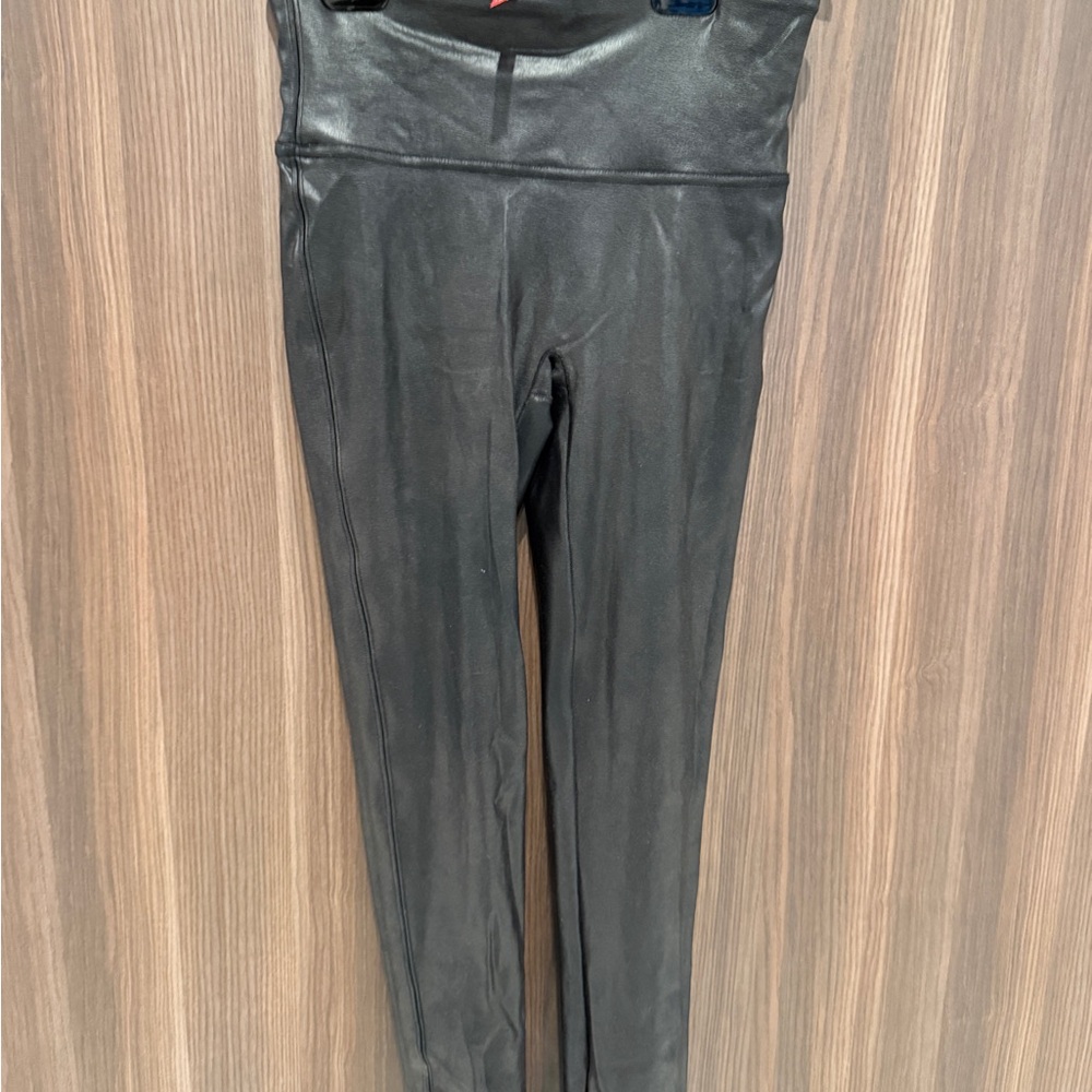 Black Faux Leather Leggings